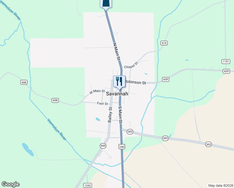 map of restaurants, bars, coffee shops, grocery stores, and more near in Savannah