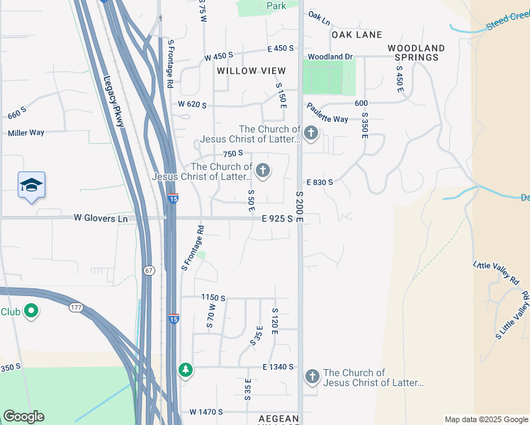 map of restaurants, bars, coffee shops, grocery stores, and more near 943 125 East in Farmington