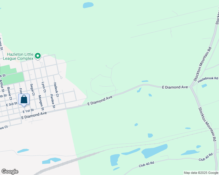 map of restaurants, bars, coffee shops, grocery stores, and more near 5 Sunset Drive in Luzerne County