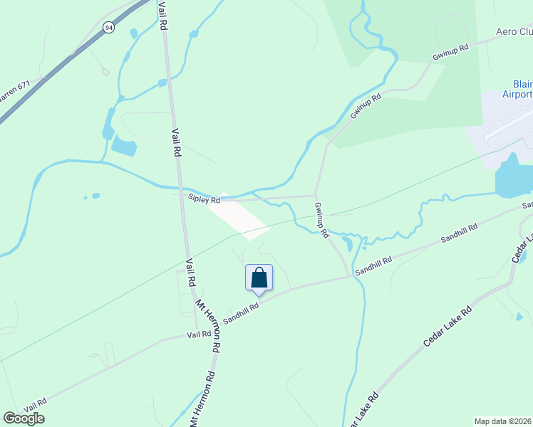 map of restaurants, bars, coffee shops, grocery stores, and more near 7 Sipley Road in Blairstown