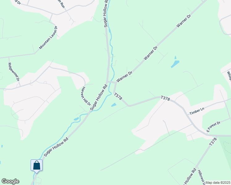 map of restaurants, bars, coffee shops, grocery stores, and more near 296 Long Woods Drive in Saylorsburg