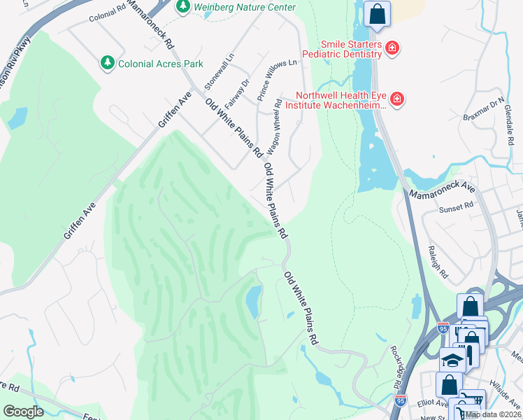map of restaurants, bars, coffee shops, grocery stores, and more near 4 Magnetti Circle in Mamaroneck