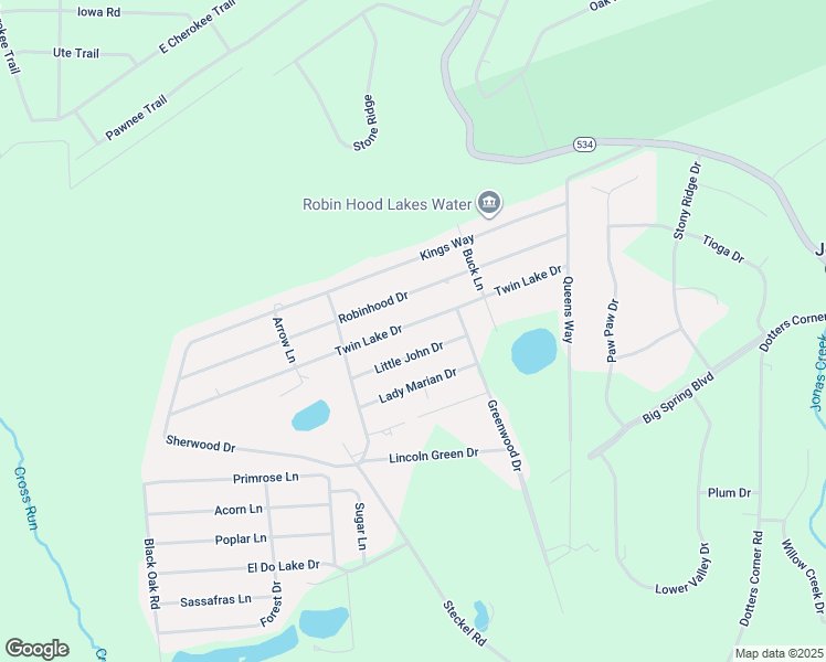 map of restaurants, bars, coffee shops, grocery stores, and more near 8785 Twin Lake Drive in Kunkletown