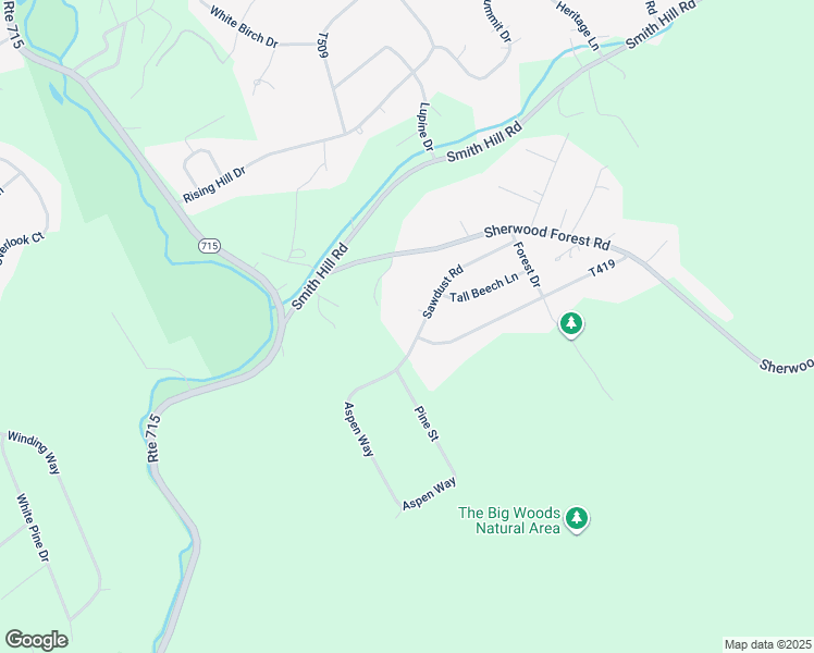 map of restaurants, bars, coffee shops, grocery stores, and more near 2662 Sawdust Drive in Saylorsburg