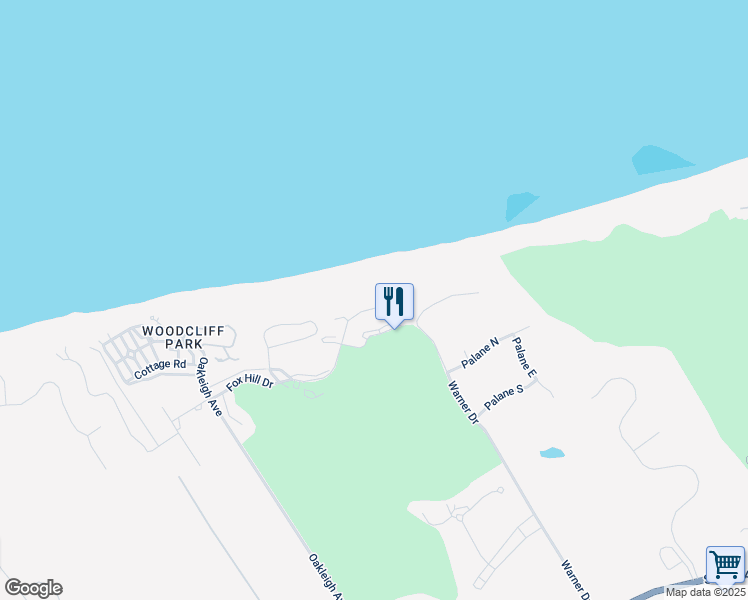 map of restaurants, bars, coffee shops, grocery stores, and more near 305 Fox Hill Drive in Calverton