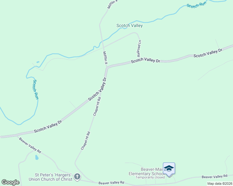 map of restaurants, bars, coffee shops, grocery stores, and more near 7 Chapel Hill Road in Bloomsburg