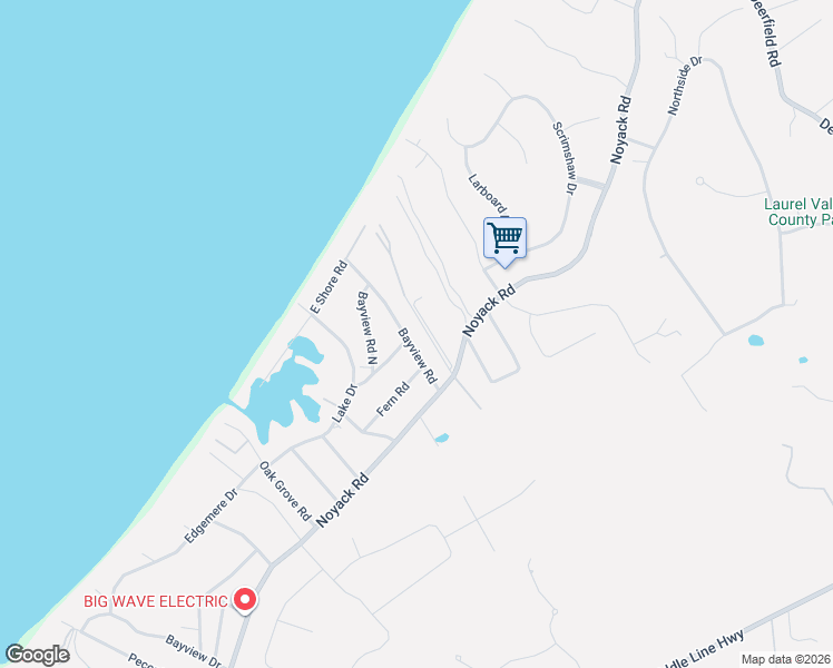 map of restaurants, bars, coffee shops, grocery stores, and more near 1709 Noyack Road in Southampton