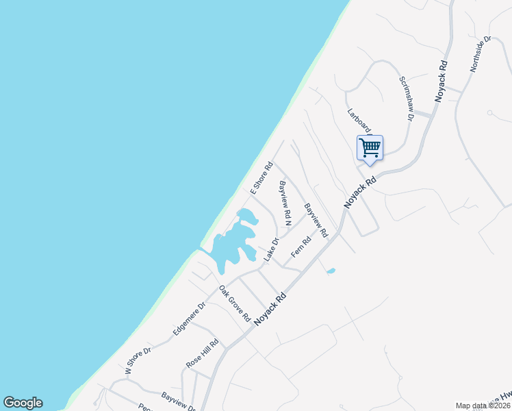 map of restaurants, bars, coffee shops, grocery stores, and more near 81 Lake Drive in Southampton