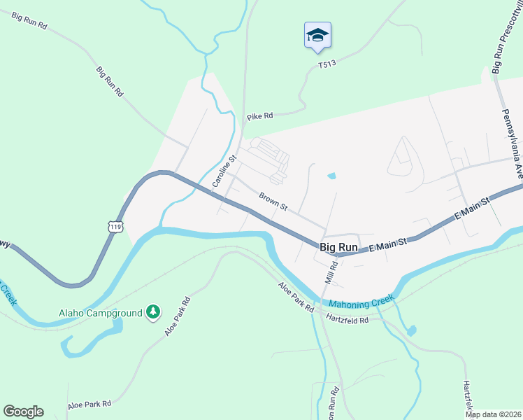 map of restaurants, bars, coffee shops, grocery stores, and more near 226 West Main Street in Ridgway