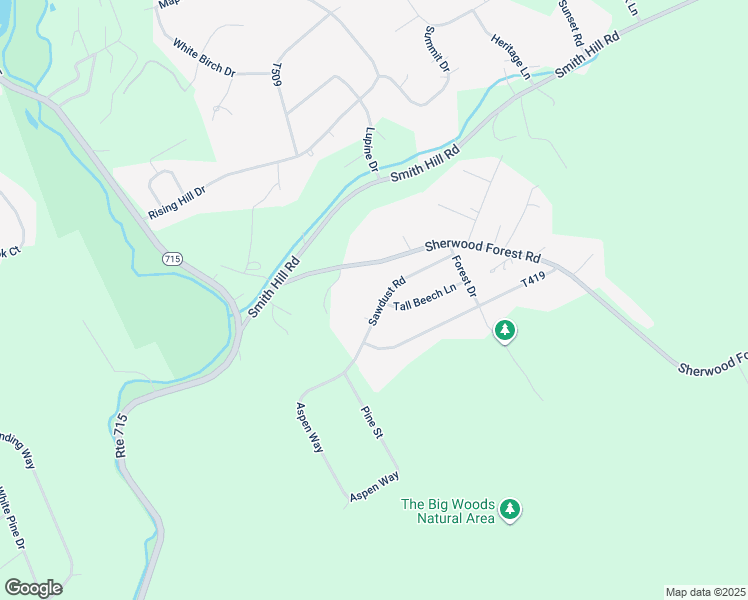 map of restaurants, bars, coffee shops, grocery stores, and more near 2638 Sawdust Drive in Saylorsburg