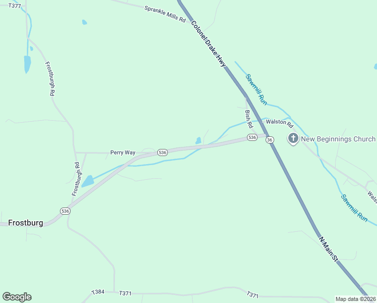 map of restaurants, bars, coffee shops, grocery stores, and more near 13439-13629 Highway 536 in Punxsutawney