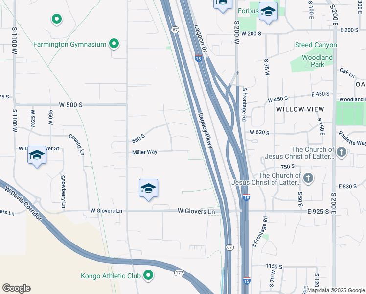 map of restaurants, bars, coffee shops, grocery stores, and more near 414 Miller Way in Farmington