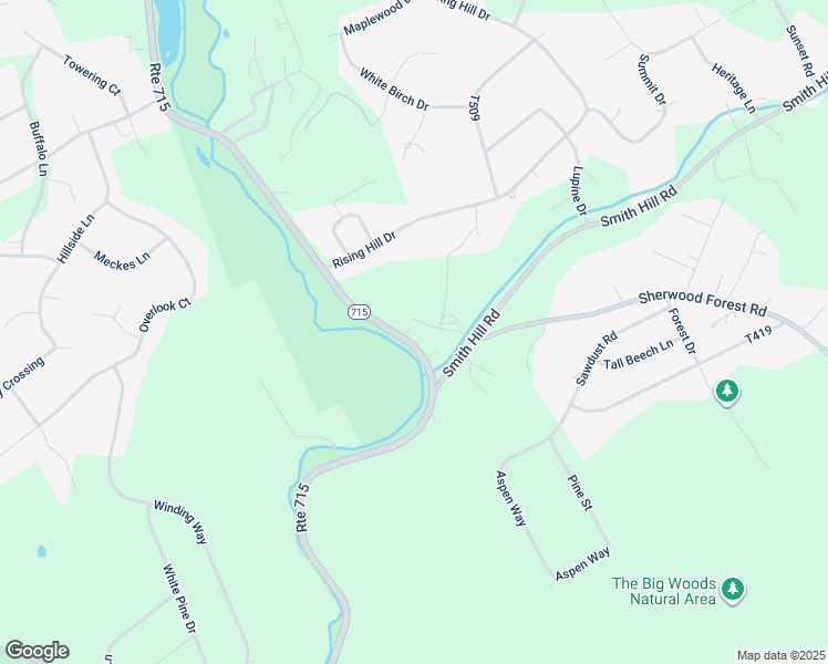 map of restaurants, bars, coffee shops, grocery stores, and more near 860 Route 715 in Saylorsburg
