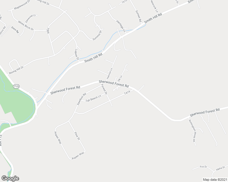 map of restaurants, bars, coffee shops, grocery stores, and more near 115 Tall Beech Lane in Saylorsburg