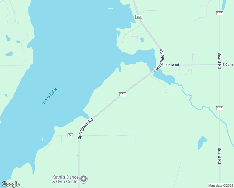 map of restaurants, bars, coffee shops, grocery stores, and more near 10230 Springfield Road in Poland