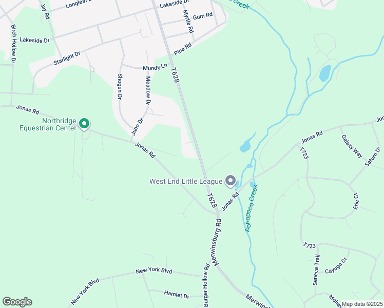 map of restaurants, bars, coffee shops, grocery stores, and more near 657 Toll Road in Effort