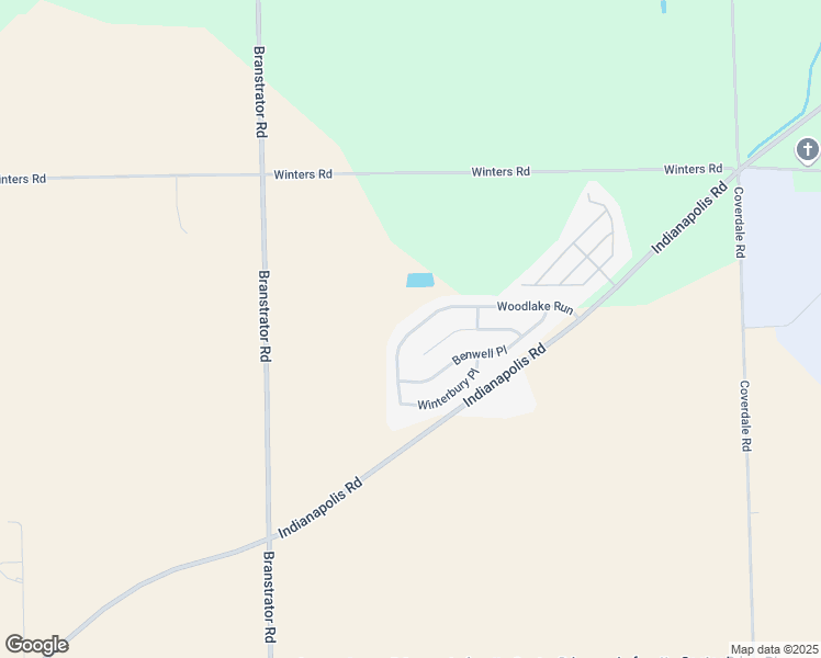 map of restaurants, bars, coffee shops, grocery stores, and more near Woodlake Run in Allen