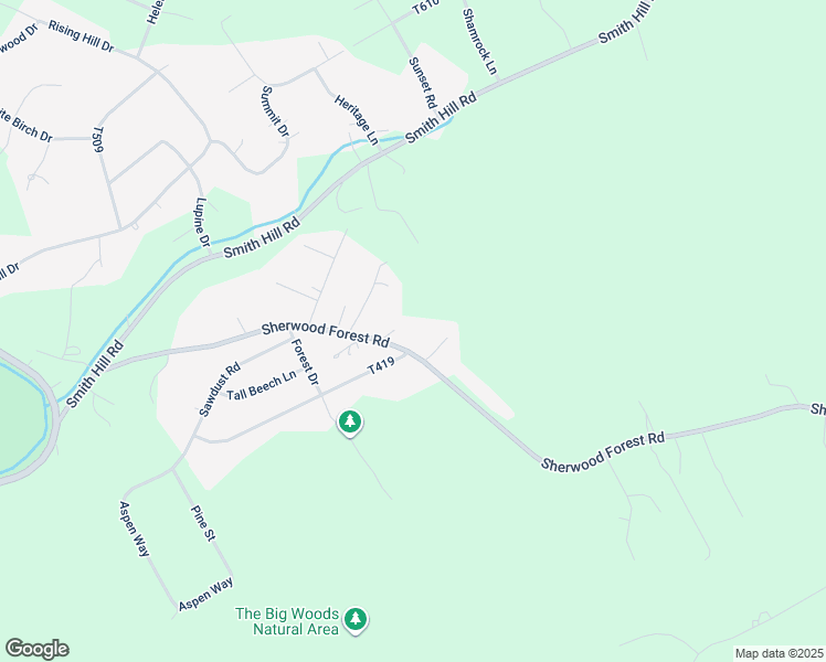 map of restaurants, bars, coffee shops, grocery stores, and more near 1412 Sherwood Forest Road in Saylorsburg