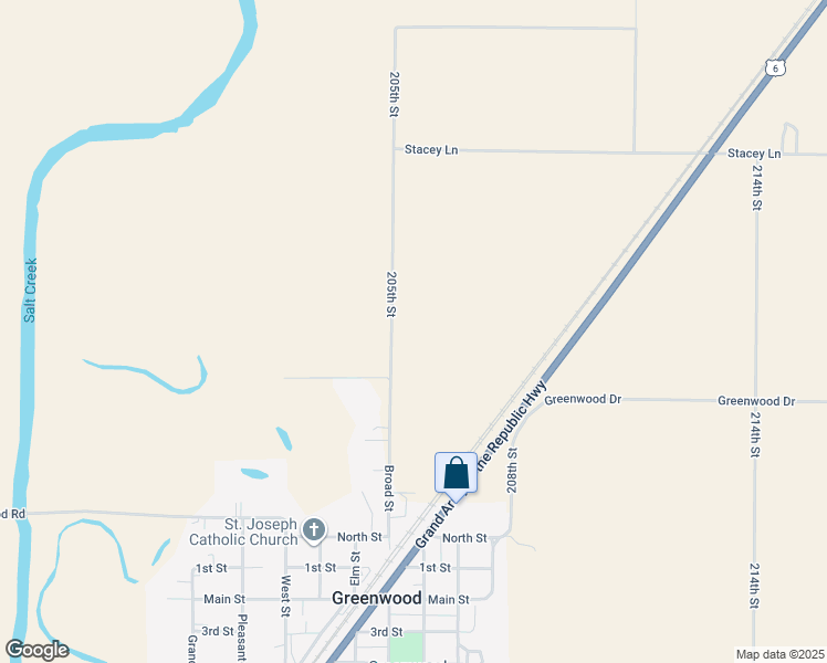 map of restaurants, bars, coffee shops, grocery stores, and more near in Greenwood