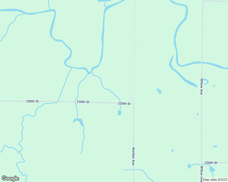 map of restaurants, bars, coffee shops, grocery stores, and more near 2291 Warbler Avenue in Thayer