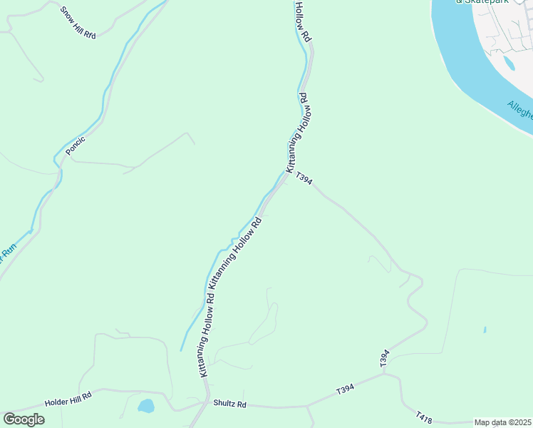 map of restaurants, bars, coffee shops, grocery stores, and more near 530 Kittanning Hollow Road in East Brady