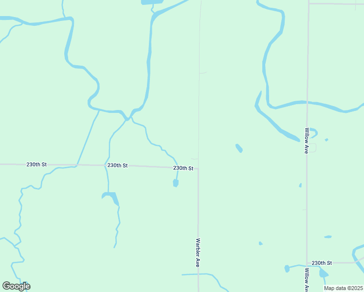 map of restaurants, bars, coffee shops, grocery stores, and more near 2291 Warbler Avenue in Thayer