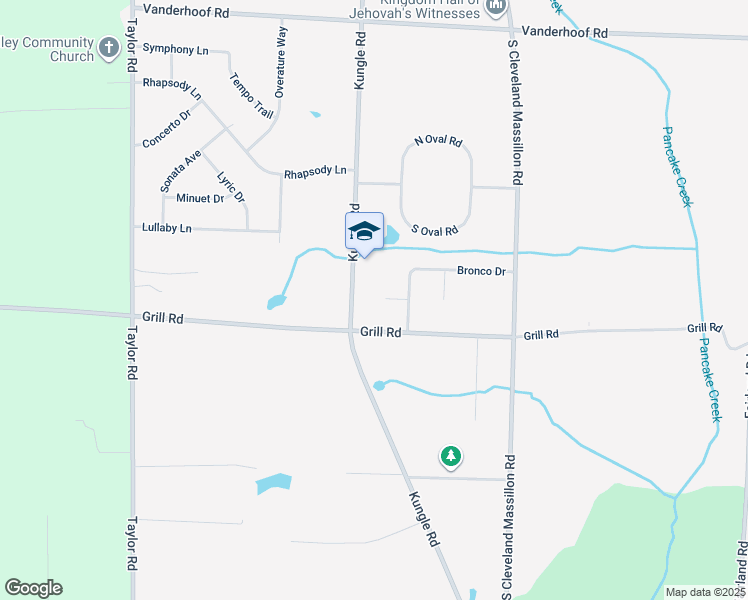 map of restaurants, bars, coffee shops, grocery stores, and more near 3130 Stallion Drive in Clinton