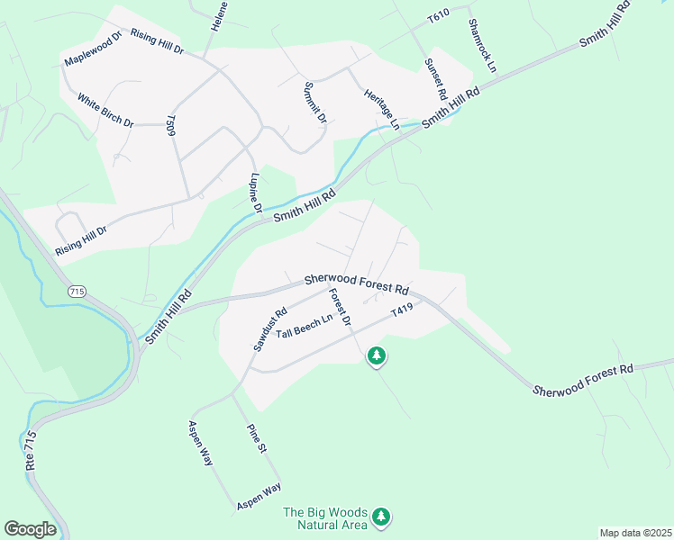 map of restaurants, bars, coffee shops, grocery stores, and more near 1454 Sherwood Forest Road in Saylorsburg