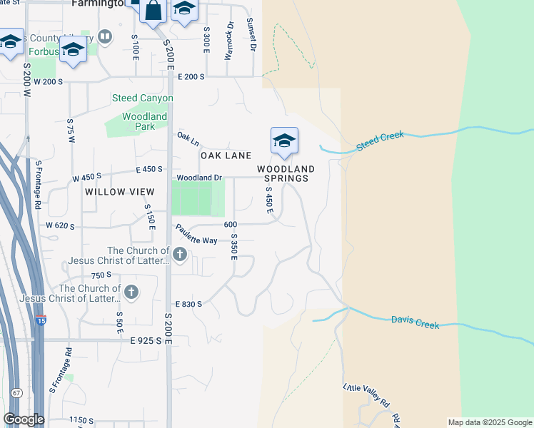map of restaurants, bars, coffee shops, grocery stores, and more near 584 Lakeview Way in Farmington