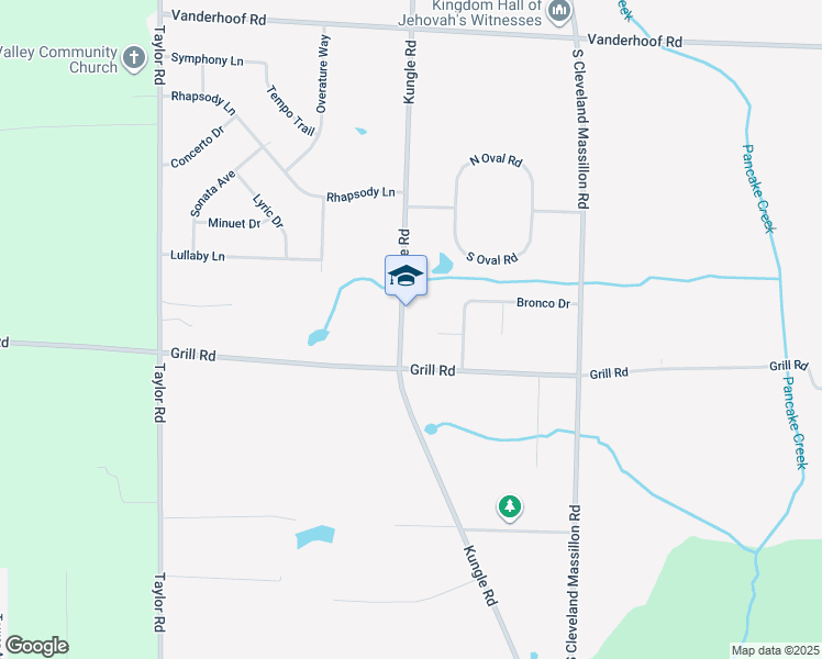 map of restaurants, bars, coffee shops, grocery stores, and more near 3130 Stallion Drive in Clinton