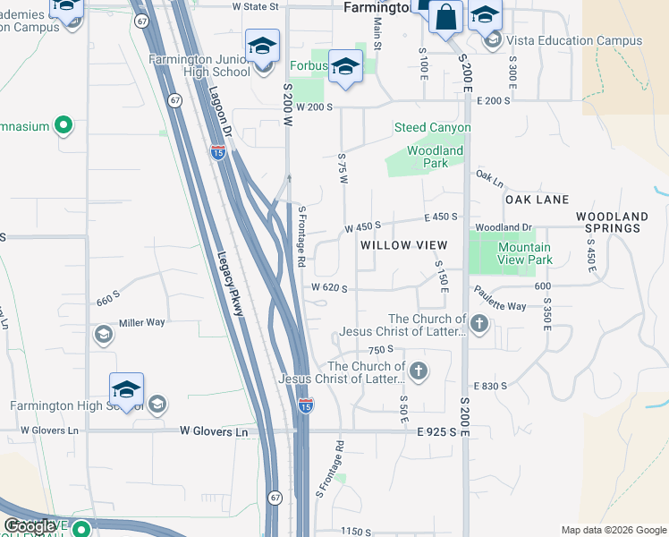 map of restaurants, bars, coffee shops, grocery stores, and more near 578 Glenna Way in Farmington
