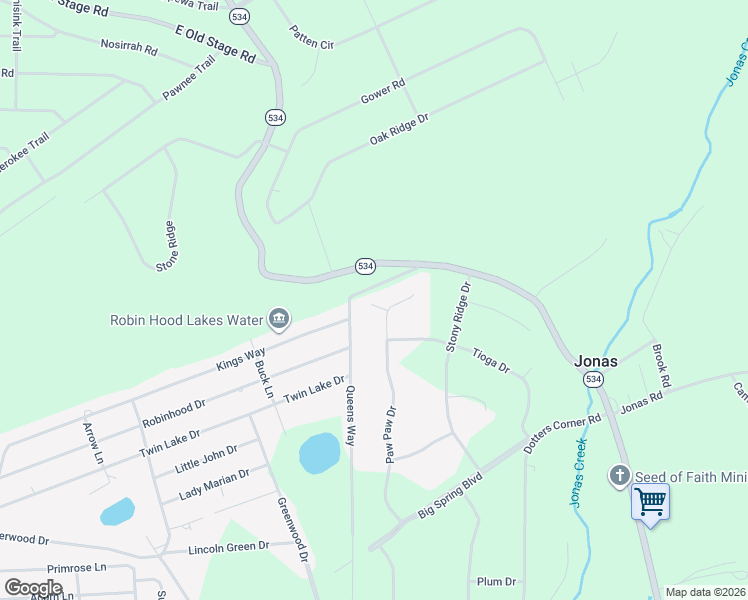 map of restaurants, bars, coffee shops, grocery stores, and more near 205 Paw Paw Drive in Kunkletown