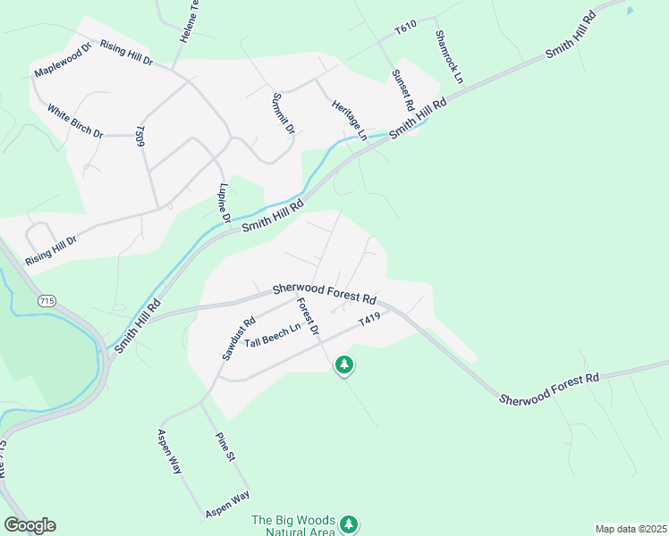 map of restaurants, bars, coffee shops, grocery stores, and more near 1438 Sherwood Forest Road in Saylorsburg