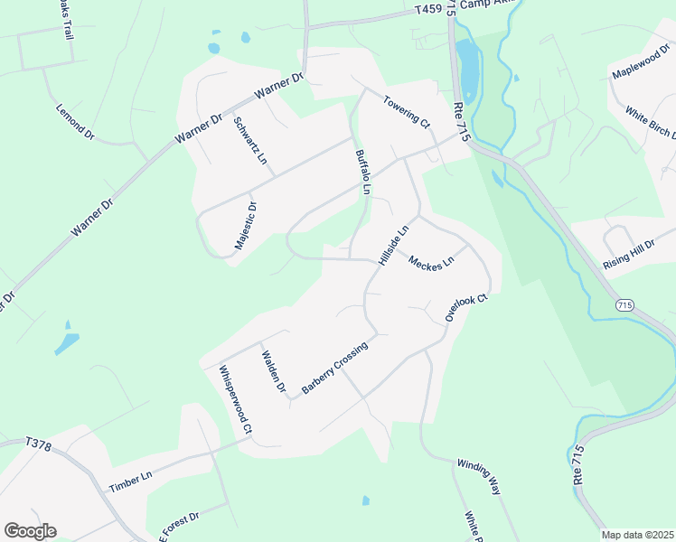 map of restaurants, bars, coffee shops, grocery stores, and more near 244 Woods Crossing in Saylorsburg