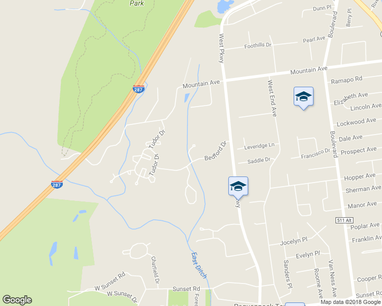 map of restaurants, bars, coffee shops, grocery stores, and more near 1701 Hazelton Drive in Pequannock Township