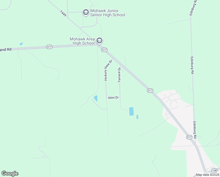 map of restaurants, bars, coffee shops, grocery stores, and more near 163 Hickory View Drive in New Castle