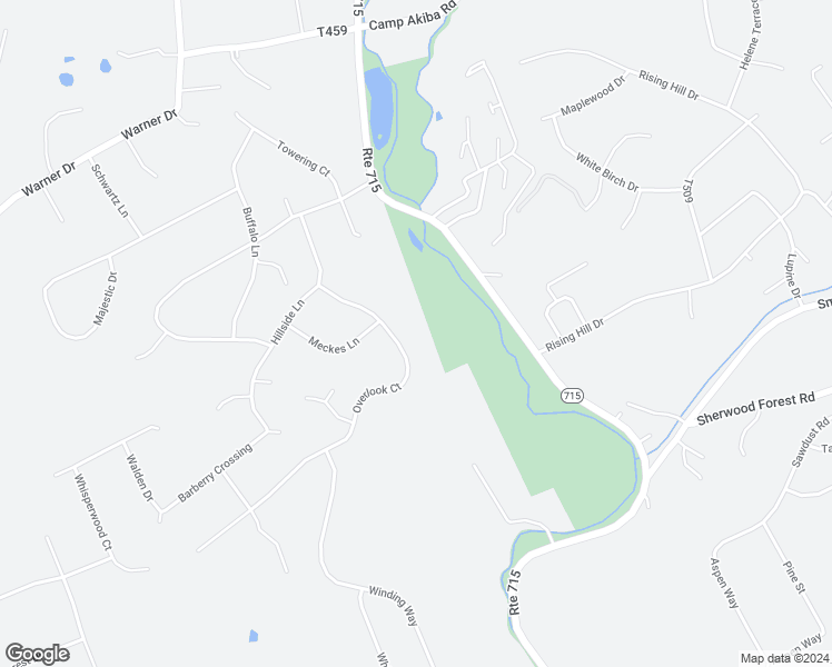 map of restaurants, bars, coffee shops, grocery stores, and more near 1147 Overlook Court in Saylorsburg