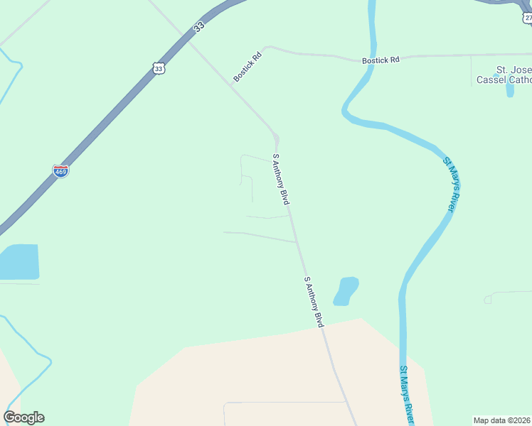 map of restaurants, bars, coffee shops, grocery stores, and more near 12214 South Anthony Ext in Fort Wayne