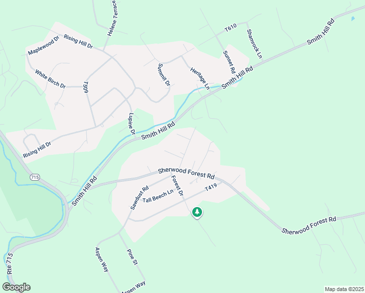map of restaurants, bars, coffee shops, grocery stores, and more near 125 Hannon Lane in Saylorsburg