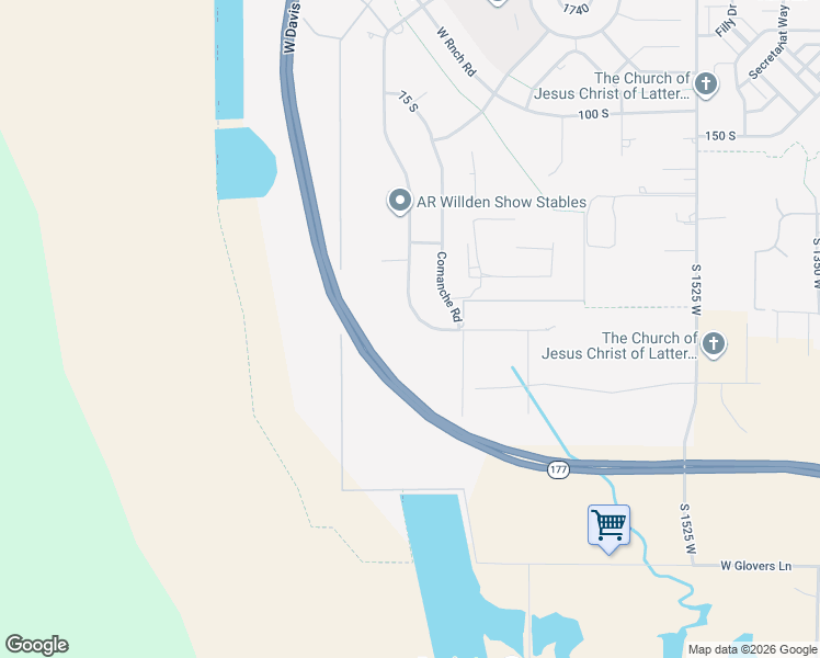 map of restaurants, bars, coffee shops, grocery stores, and more near 454 South Buffalo Ranch Road in Farmington