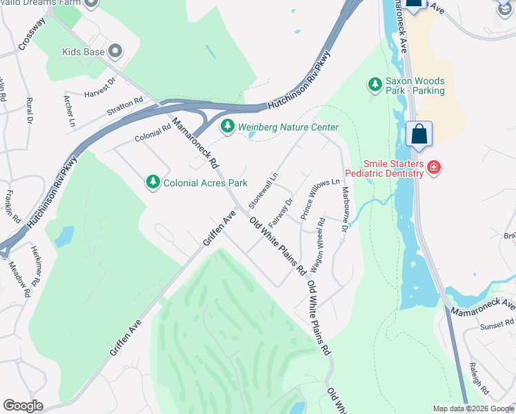 map of restaurants, bars, coffee shops, grocery stores, and more near 2 Stonewall Lane in Mamaroneck