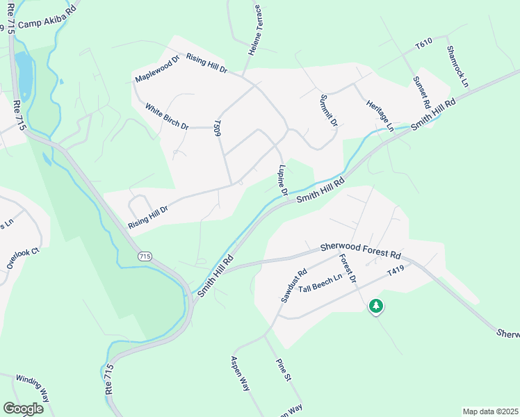 map of restaurants, bars, coffee shops, grocery stores, and more near 810 Smith Hill Road in Saylorsburg