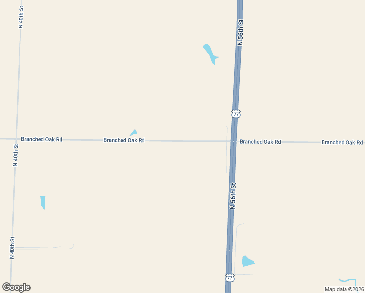 map of restaurants, bars, coffee shops, grocery stores, and more near 5301 Branched Oak Road in Ceresco