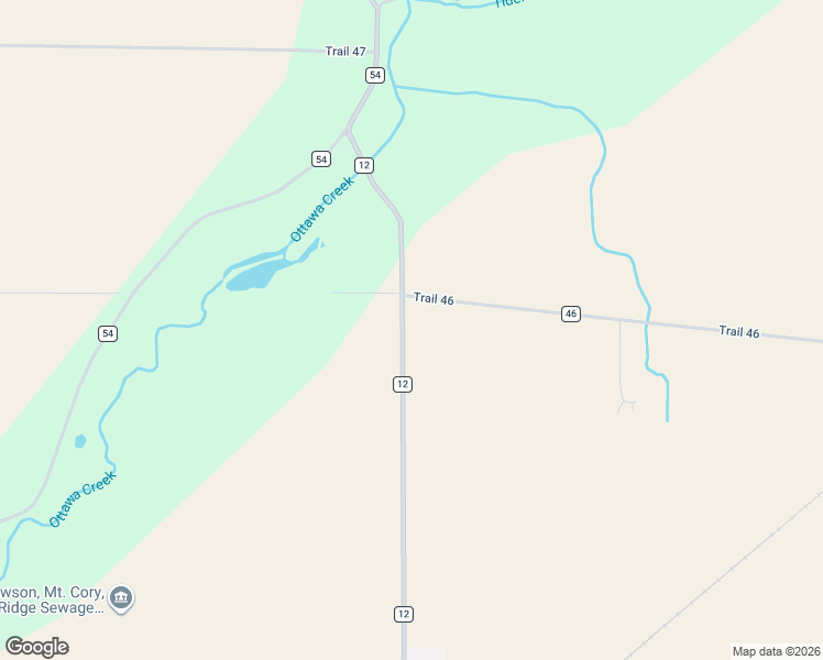 map of restaurants, bars, coffee shops, grocery stores, and more near 13581 County Road 12 in Rawson