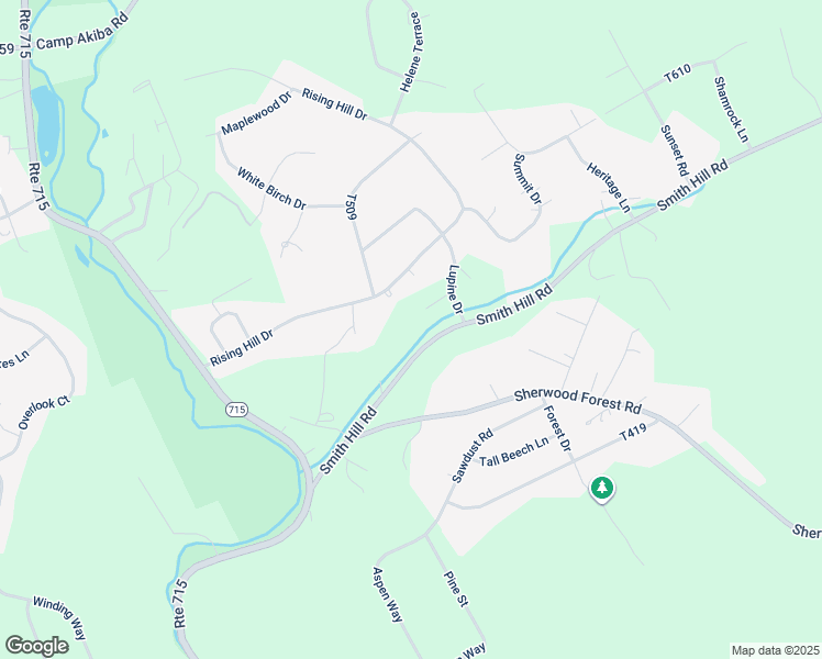 map of restaurants, bars, coffee shops, grocery stores, and more near 810 Smith Hill Road in Saylorsburg