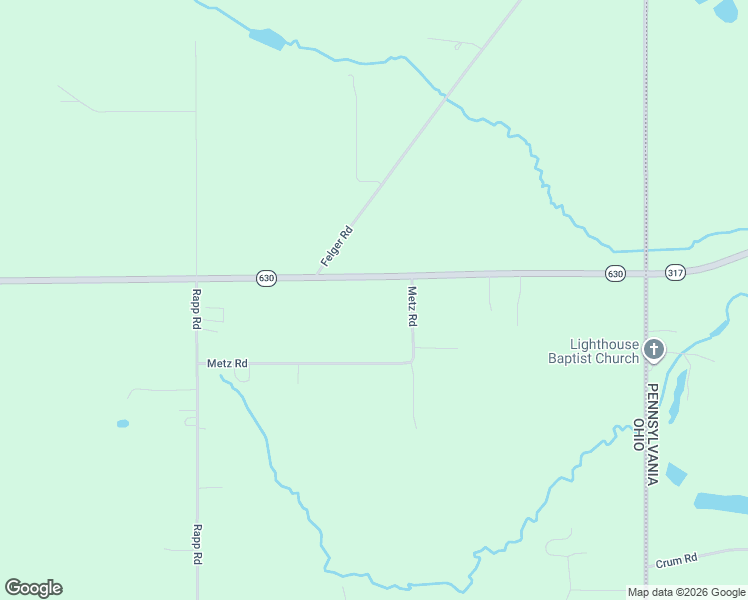 map of restaurants, bars, coffee shops, grocery stores, and more near 6399 East Calla Road in New Middletown