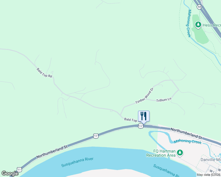 map of restaurants, bars, coffee shops, grocery stores, and more near 100 Woodhill Road in Danville