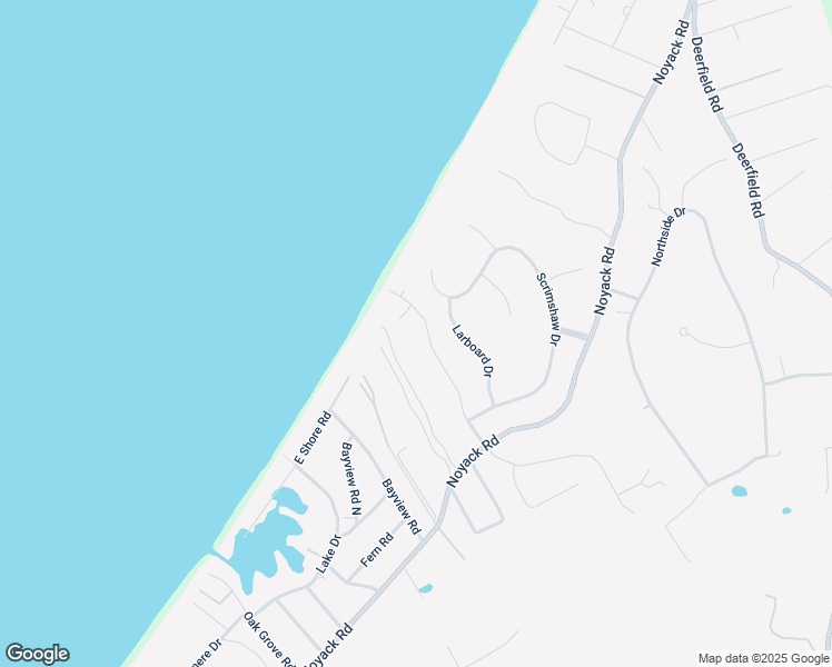 map of restaurants, bars, coffee shops, grocery stores, and more near 53 Whalebone Landing Road in Southampton