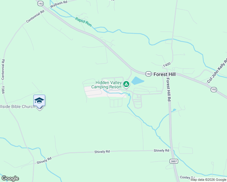 map of restaurants, bars, coffee shops, grocery stores, and more near 162 Hidden Valley Lane in Mifflinburg