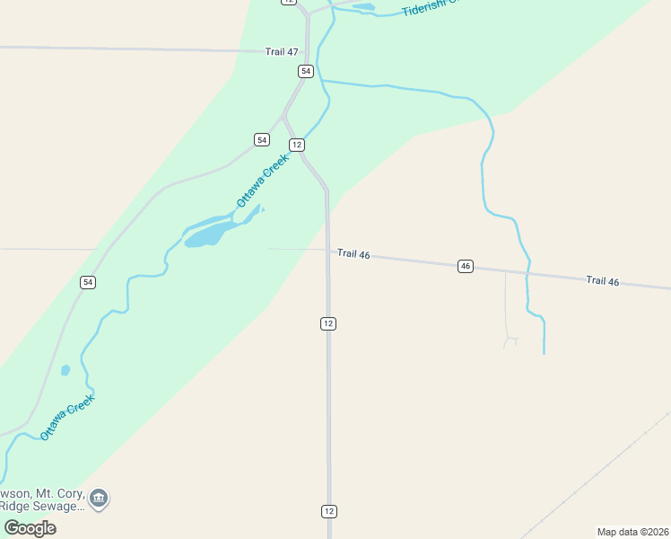 map of restaurants, bars, coffee shops, grocery stores, and more near 13581 County Road 12 in Rawson